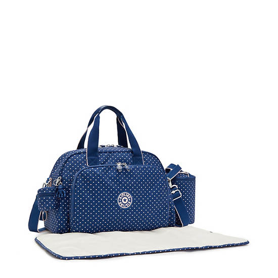 Sacs Kipling Camama Classiche Printed Diaper Bag Bleu | FR 1972WN